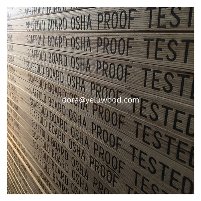China Factory Pine LVL Scaffold Board, 9-1/4" x 1-3/4" x 24', ASNZS Certified