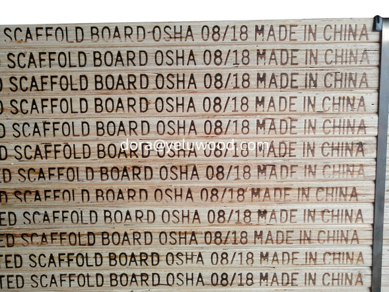 Lightweight Birch LVL Scaffold Board, Made in China, 45x90mm for Furniture Frames