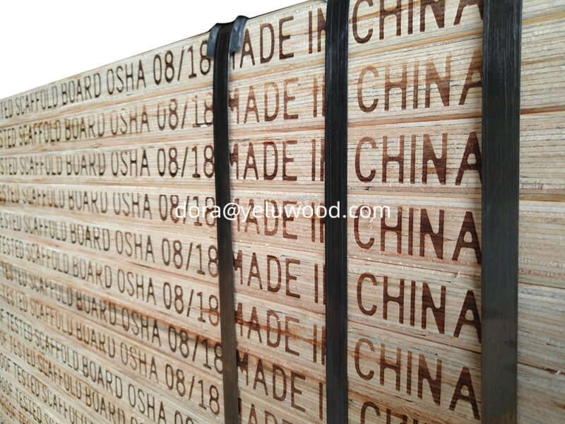 Lightweight Birch LVL Scaffold Board, Made in China, 45x90mm for Furniture Frames