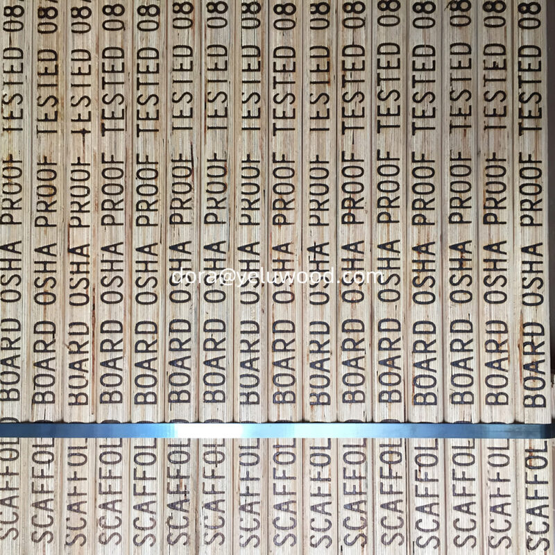High-Capacity Spruce LVL Scaffold Board, Made in China, 300x90mm, FSC Certified