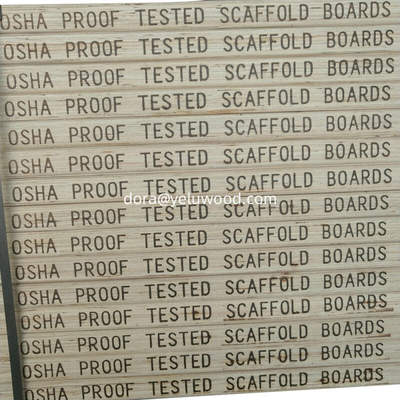 High-Capacity Spruce LVL Scaffold Board, Made in China, 300x90mm, FSC Certified