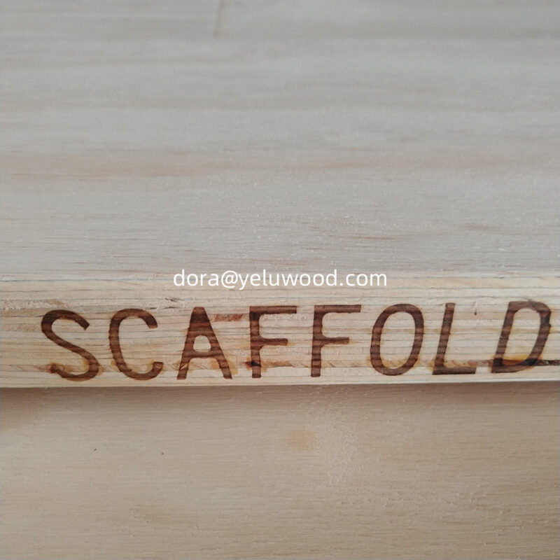Poplar LVL Scaffold Board, China Factory Direct, 90x63mm for Indoor Structures