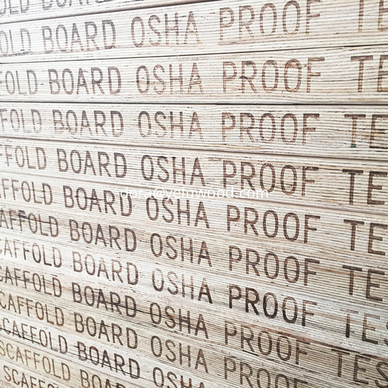 China-Made Pine LVL Scaffold Board, H20 Waterproof, 36 Cubic Meters Minimum