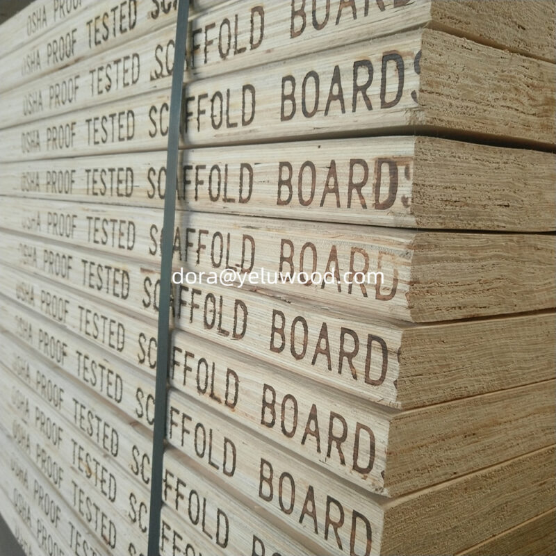 China Factory Pine LVL Scaffold Board, 1-3/4" x 16" x 20', Construction Grade