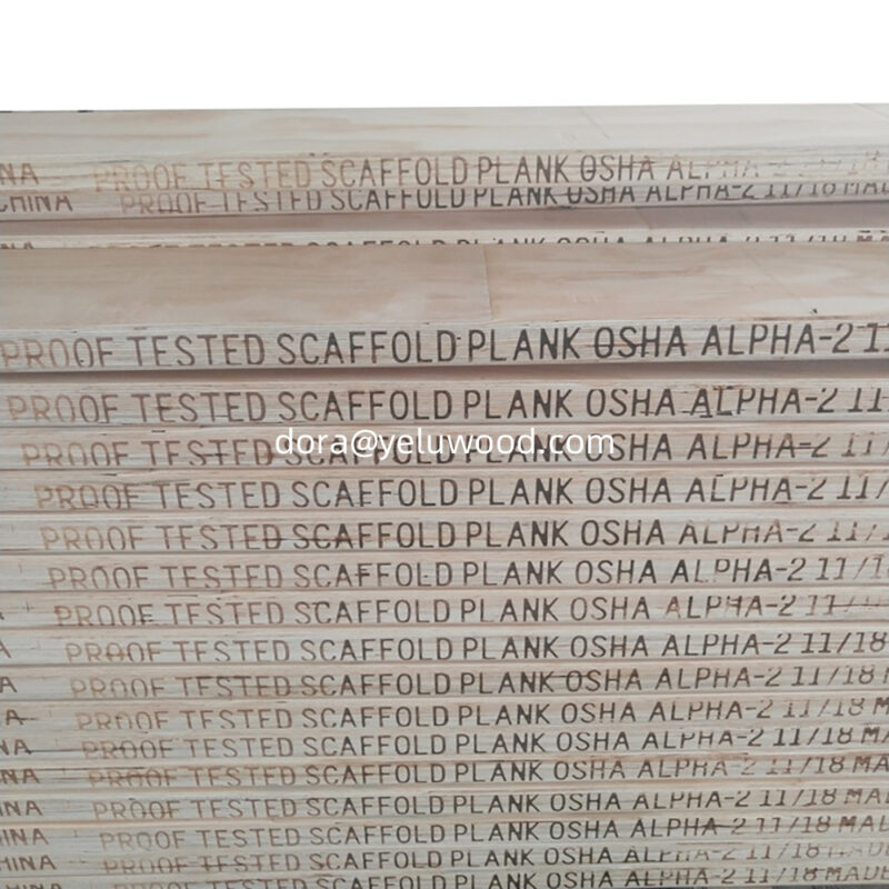 Fiberglass LVL Scaffold Board, China Factory, Anti-Corrosion, 500m Minimum