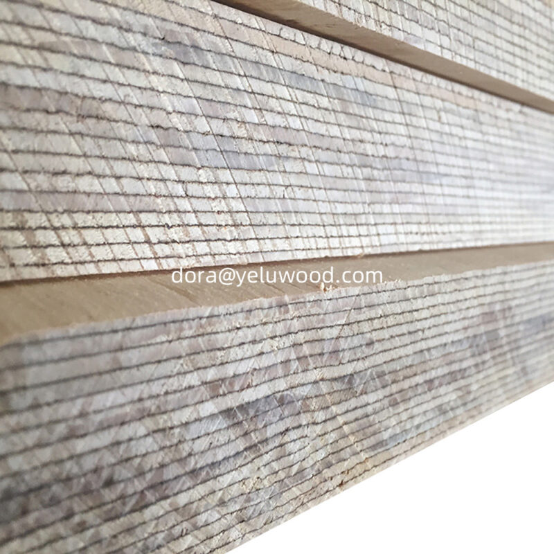 Outdoor Pine LVL Scaffold Board, China-Made, H20 Timber Beam for Structural Use